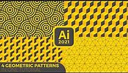 Geometric Patterns Adobe Illustrator