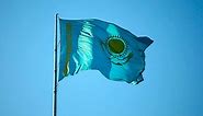 Kazakhstan flag.