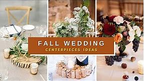 Get Cozy with These Fall Wedding Centerpieces Ideas 🍂🔥