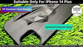 VAKIBO Batman Design soft Silicon TPU Back Cover Case Suitable for iPhone 14 Plus