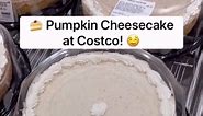 Costco Buys on Instagram: "🍰 Pumpkin Cheesecake at Costco! 🤤 This includes a sweet graham crust with a rich, delicious pumpkin flavor! The spiced sour cream topper is AMAZING! 😋 ($18.99) #costco #cheesecake #holidaydessert"