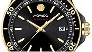 Movado Series 800 Black Dial & PVD Stainless Steel Bracelet Watch, 40mm - 2600161