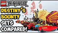 Which LEGO Ninjago Destiny's Bounty is the Best? | Comparison!