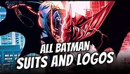 All Batman suits and logos in movies [1943 - 2022]