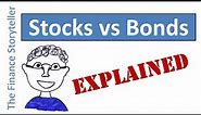 Difference between stocks and bonds