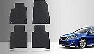 TOUGHPRO Floor Mats Accessories Set (Front Row + 2nd Row) Compatible with Nissan Sentra All Weather Heavy Duty (Made in USA) Black Rubber 2014 2015 2016 2017 2018 2019