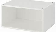 PLATSA white, Frame, width: 80 cm 55 cm height: 40 cm - IKEA