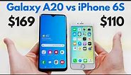 Samsung Galaxy A20 vs iPhone 6S - Who Will Win?