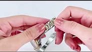 How to adjust the band length to OLEVS watches-womens watch