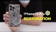 Destroyed iPhone 13 Pro Restoration