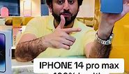 iPhone 14 Pro Max 256GB 100% Health - Only 199k