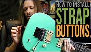 How To Install Strap Buttons on a Guitar