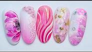 5 quick and easy nail art designs for beginners in pink. Pink nail art designs