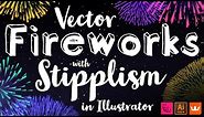 Scalable ‎Vector‬ Fireworks in Illustrator | STIPPLISM