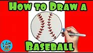How to Draw a Baseball Step by Step