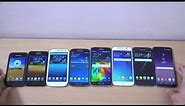 Samsung Galaxy S8 vs S7 vs S6 vs S5 vs S4 vs S3 vs S2 vs S1 - Speed Test!