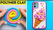 ICE CREAM PHONE CASE | Fantastic Accessories For Your Phone With Polymer Clay, Resin And Glue