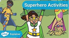 Superhero Activities for Kids