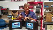 Crown AGM Deep Cycle Battery