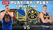 Golden State Warriors VS Denver Nuggets | Live Play-By-Play & Reactions