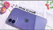 An Aesthetic Iphone 12 Purple Unboxing 💜