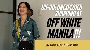OFF WHITE UNBOXING | Manila Exclusive Bags for Husby and Me 🖤💛