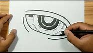 How to Draw Robot Eyes | Simple Drawing