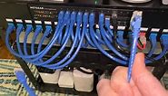 GearIT Cat 6 Cable in Use - Network Rack