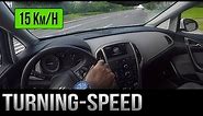 How to Adjust Your Speed When Turning