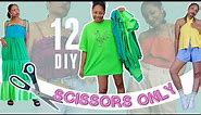 12 Scissors Only Ways To Transform T-shirts!