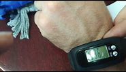 How to set time and Reset steps on the pedometer