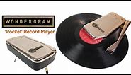 1950s Wondergram ‘Pocket Phonograph’ Repair & Demo