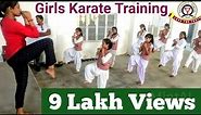 Girls Karate Training