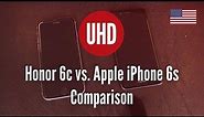 Honor 6c vs. Apple iPhone 6s Comparison