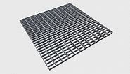 Open mesh steel grating flooring - Buy Royalty Free 3D model by FrancescoMilanese