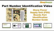 DIY TV Part Number Identification Guide for Sharp Power Supply Unit (PSU) Boards