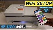 HP Envy 6458e WiFi Setup