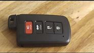 Toyota Avalon / Corolla / Camry Key Fob Battery Replacement - DIY