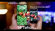 iPhone 15 Pro Max VS iPhone 2G (First Generation) - Camera Comparison Review