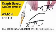 EYEGLASS REPAIR KIT from SnapIt Screw II Best eyeglass repair kit in 2024 glasses repair kit