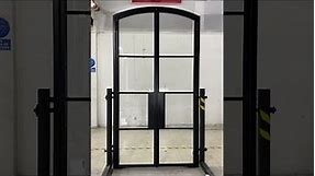 Beautiful Steel French Door (Interior Door) Arch Top, Home Renovation Project in California 🇺🇸