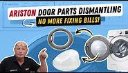 How to Dismantle and Replace Ariston Washing Machine Door Parts