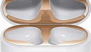 elago AirPods 2 Dust Guard (Rose Gold, 2 Sets) Dust-Proof Metal Cover, Luxurious Finish, Watch Installation Video - Compatible with Apple AirPods 2 Wireless Charging Case [US Patent Registered]