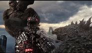 Godzilla and Kong vs Mechagodzilla (no background music) - Godzilla vs Kong
