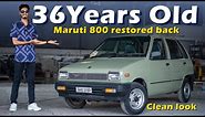 36Years old Maruthi 800 Restored back to Stock | Telugu review | @nanduyadavautomotive