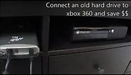 How to add storage to xbox 360 with external hard drive