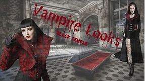 Vampire Goth Style Fashion Look for Alternative Women - Black Temple