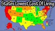 States With The Lowest Cost Of Living Index, Grocery, Housing, Utilities, And Transportation Index