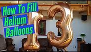 How To Fill Helium Party Balloons