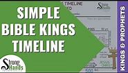 Simple Bible Kings Timeline